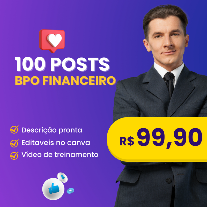 pack posts bpo financeiro